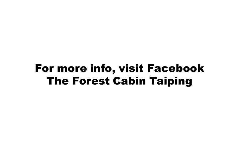 The Forest Cabin Bed and Breakfast Taiping Exterior foto